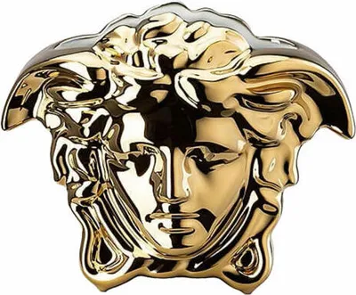 Immagine prodotto di Rosenthal Versace Vase Medusa Grande Gold, Porzellan, 9 cm, 14493-426157-26009