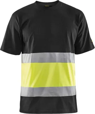 Produktbild von Blakläder High Vis T-Shirt 3387 1030 in div. Farben, Farbe:schwarz/gelb, Größe:2XL