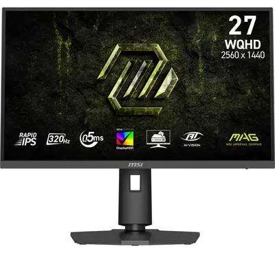 Produktbild von MSI MAG 274QPF X32, 68,6 cm (27"), 2560 x 1440 Pixel, Wide Quad HD, LCD, 0,5 ms, Schwarz