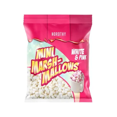 Produktbild von Nordthy Marshmallows 675g Pink & White