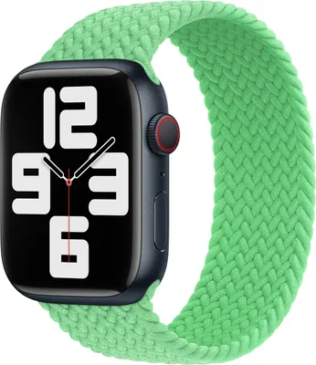 Image de Apple Bracelet tressé pour Apple Watch | 38/40/41/42 mm - Taille 4 - Vert vif
