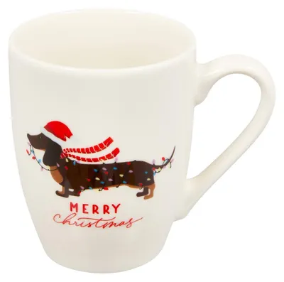 Produktbild von Weihnachtsbecher mit hundemotiv, 345 ml - Feeric Lights & Christmas