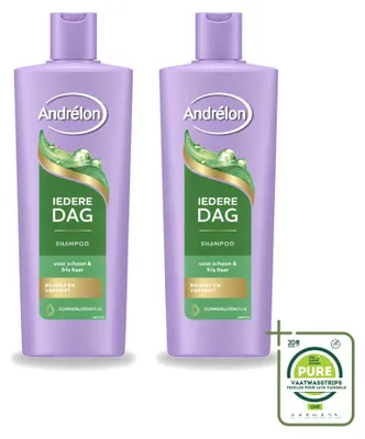 Obrázek produktu pro 2 x Šampon Andrélon "Každý den" s obsahem slunečnicového oleje, 400 ml - velká balení - 2 kusy