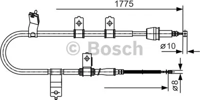 Produktbild von Bosch Seilzug, Feststellbremse  1 987 482 077