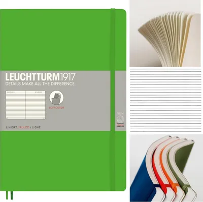 Immagine prodotto di LEUCHTTURM1917 quaderno per appunti B5 a righe morbido VERDE CHIARO