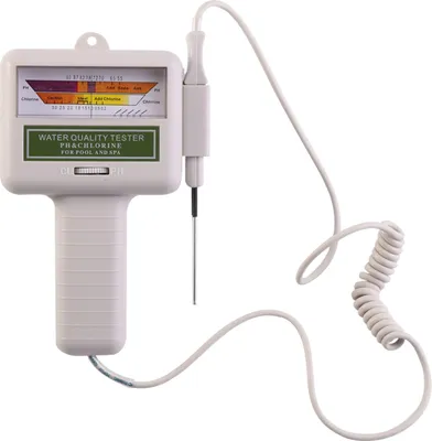 Obrázok produktu pre PC101 PH-meter, tester kvality vody, PH/CL2 meter, CL2 tester chlóru, detektor chlóru pre bazény, wellness a akváriá, nástroj na meranie pH vody