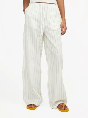 Obrázok produktu pre Jack & Jones Flora Linen Blend Jjxx nohavice Beige XS Žena Beige XS