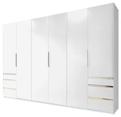 Produktbild von Kleiderschrank Level Drehtürenschrank mit Schubladen Ausführung wählbarweiß