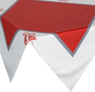 Zdjęcie produktu dla Obrus świąteczny 85x85 cm dekoracja dzwonki
