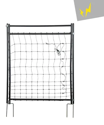 Produktbild von horizont Hotgate Tor 90–105 cm – Elektrifizierbares Weidezaun Tor – Durchgang für Schaf- & Geflügelnetze