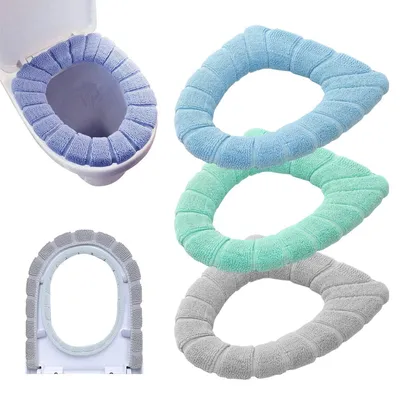 Produktbild von Weiche Toilettensitzbezüge 3 Stück