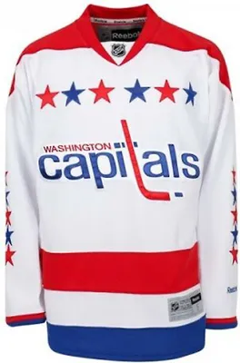 Produktbild von NHL Washington Capitals Eishockey Trikot Jersey weiß blank Premier L