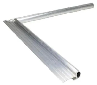 Obrázok produktu pre Profily na okraj strechy Ø26 mm hliníkový vnútorný roh 40 cm - za kus