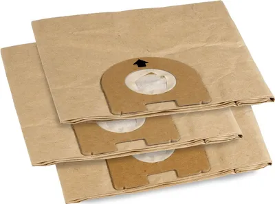 Produktbild von Powerplus Staubsaugerbeutel 590x190 Mm 3 Einheiten Beige Beige One Size