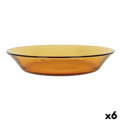 Produktbild von Duralex Lys Vermeil Teller tief, 19.5cm, Glas, bernstein, 6 Stück