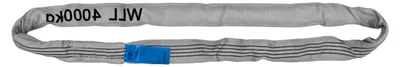Produktbild von Rundschlinge, WLL Tragkraft: 4000 kg, Länge 2 m, Umfang 4 m, nach DIN EN 1492-2, Grau