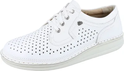 Productafbeelding van Finn Comfort, Baden, dames, heren, uni, veterschoenen, wit, leer, NIEUW - Dameschoenen. Comfortabele veterschoenen, wit