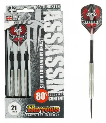 Produktbild von Harrows Assassin 80% R Tungsten 80% Steeltip 18 g Dart
