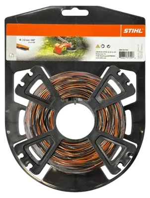 Produktbild von Stihl Original High-Tech-Mähfaden CF3 Pro Ø 2,0 mm - 91m Kreuzförmig - 00009304319