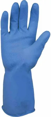 Produktbild von Haushalts-Handschuh "Prima" Größe L blau Latex