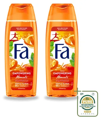 Imagen del producto de 2 unidades de gel de ducha Fa "Empowering Moments" - 250 ml - Paquete ahorro - 2 unidades