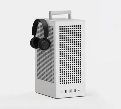 Produktbild von HYTE Revolt 3, Small Form Factor (SFF), PC, Weiß, ITX, ABS, Aluminium, Stahl, Heimbüro