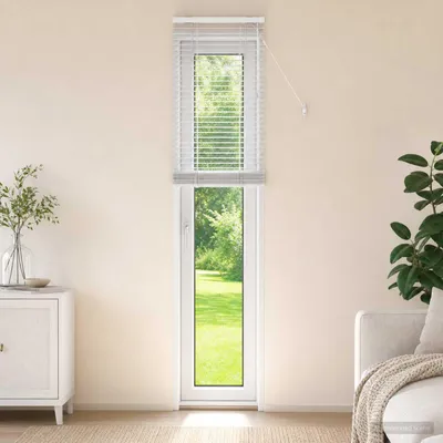Produktbild von Venezianische Jalousie Weiß 50 x 250 cm 35 mm
