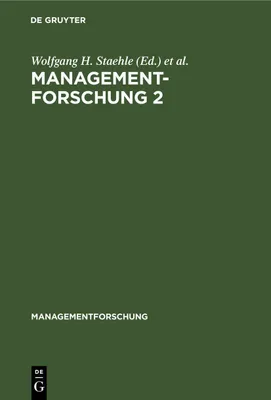 Produktbild von Managementforschung 2