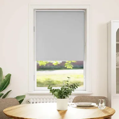 Image de vidaXL Store d'obscurcissement gris clair 70x175 cm Largeur du tissu 65,7 cm