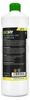 Produktbild von BiOHY KFZ Polster- & Lederpflege + Dosierer, Lederpflege Auto, Lederreiniger, 12 x 1 l