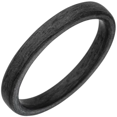 Produktbild von Gr. 62 Partner Ring aus Carbon schwarz Partnerring Carbonring