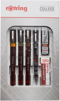 Image de Rotring S0699370 ROTRING isograph College Set - 3er Satz   0,2 / 0,3 / 0,5