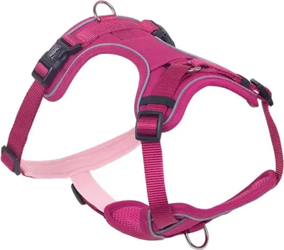 Zdjęcie produktu dla Szelki Comfort Klatka piersiowa 23-35 cm Brzuch 40-55 cm Szerokość 15 mm Malinowe - Mailo 80406-64 S