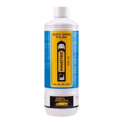 Produktbild von INNOTEC Quick Shine Polish 500 ml – Hochglanz-Lackpolitur & Schutz für neuwertige Kfz-Lacke, auch dunkelblau/schwarz – langanhaltender Umweltschutz