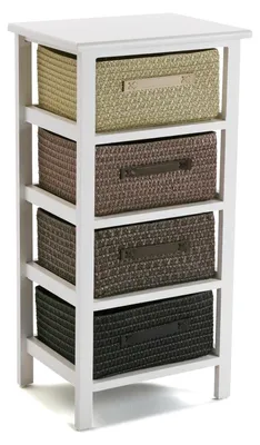 Obrázok produktu pre Moderné kúpeľňové skrinky s 4 zásuvkami, rozmer 73 x 28 x 37 cm