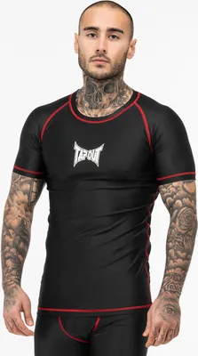 Produktbild von Herren Funktionsshirt schmale Passform CRYSTAL Black/White/Red XXL Tapout