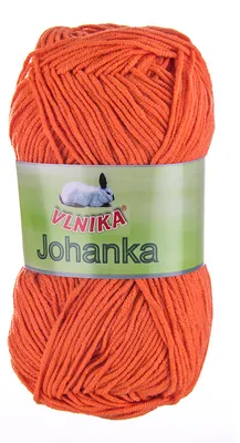 50g Strickgarn Johanka kürbisorange