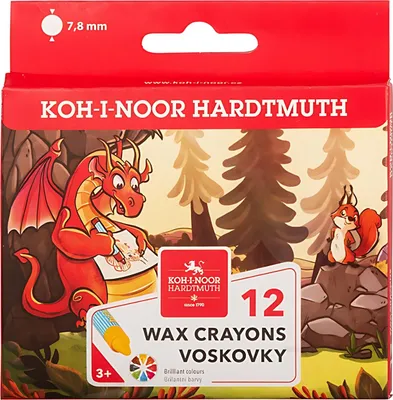 Image de KOH-I-NOOR école crayons de cire 12pcs