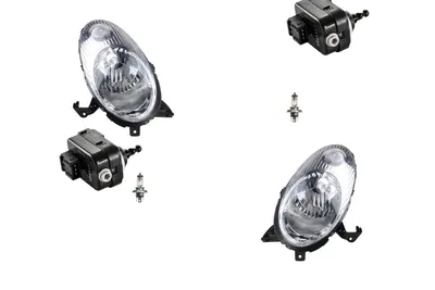 Obrázok produktu pre Johns, svetlomety vhodné pre Nissan Micra K12 03-05 s H4 ?avý pravý + servomotor