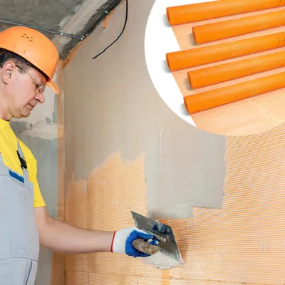 Produktbild von Clanmacy 5 Rolle Armierungsgewebe 160g/m² 4x4mm Putzgewebe Glasfasergewebe Gewebe Orange 250m²
