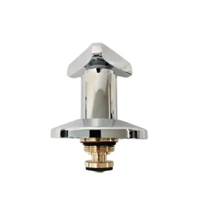 Produktbild von GROHE 11505000 Oberteil 11505 für UP-Ventile Trecorn Griff Markierung rot 3/4" chrom