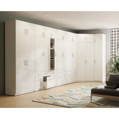 Produktbild von Kleiderschrank 10-teilig, weiß, TRIEST-166