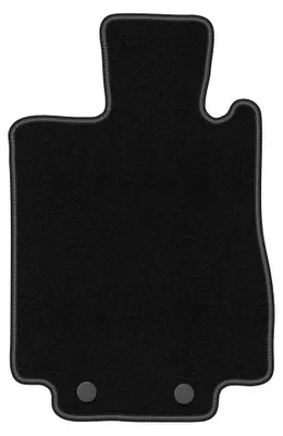 Productafbeelding van Velours bestuurdersmat voor Mercedes S W220 4Matic 1998-2005 – zwart, op maat – Wielganizator BASIC