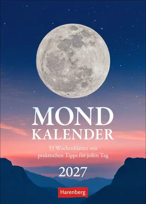 Produktbild von Harenberg Wochenkalender 2027 Mondkalender 16,5x23cm