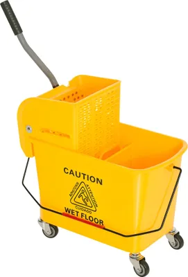 Produktbild von HOMCOM Putzwagen Putzeimer Eimer Fahreimer Reinigungswagen Systemwagen