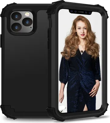 Produktbild von Mobigear Ultra Tough iPhone 11 Pro Max Hülle Hardcase Backcover Stoßfest - Schwarz