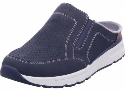Produktbild von Rieker fsk herren halbschuhe Clogs blau in Gr. 45