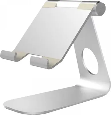 Produktbild von Tablet Ständer Verstellbare, Tablet Halterung - Universal Halter, Halterung, Silber
