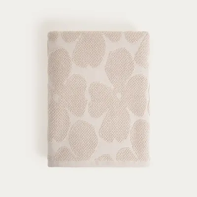Produktbild von HOMLA FLORES beige Jacquard-Handtuch 70x130 cm