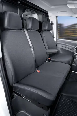 Produktbild von Walser Sitzbezüge für Mercedes Viano und Vito W639 für Einzelsitz mit Armlehne und Doppelbank ab BJ 06/2003 - 2013, 10507